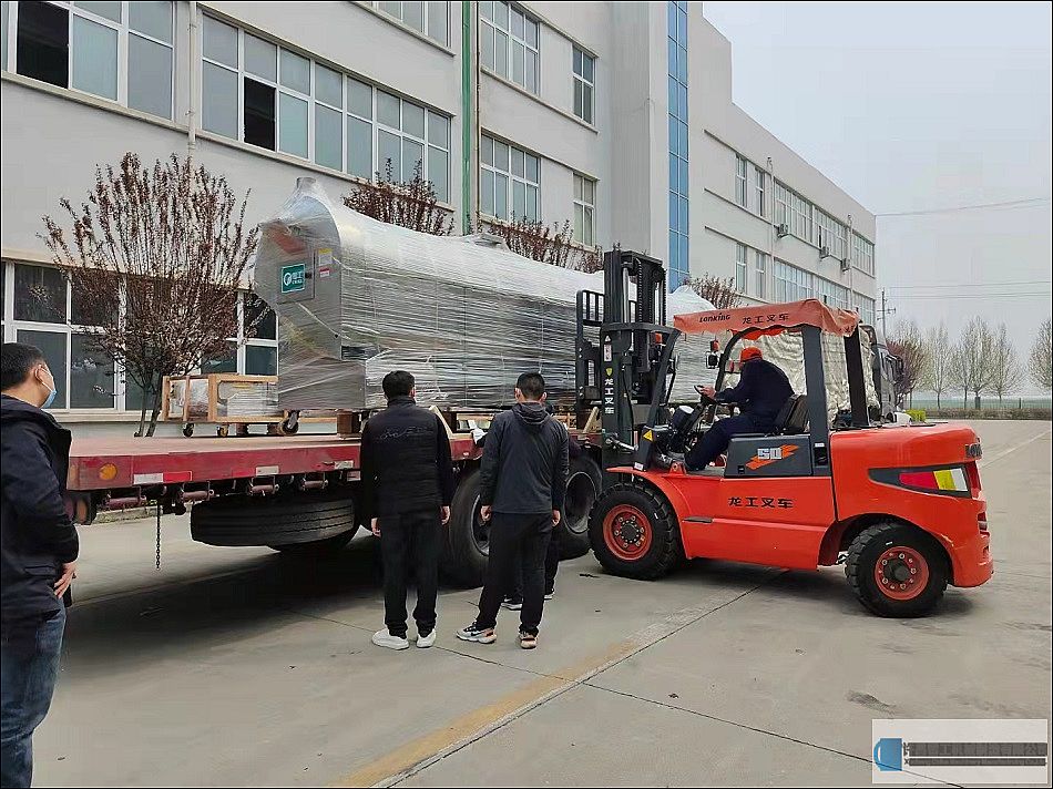 許昌智工6米全套流水線電磁炒貨機(jī)發(fā)貨新疆